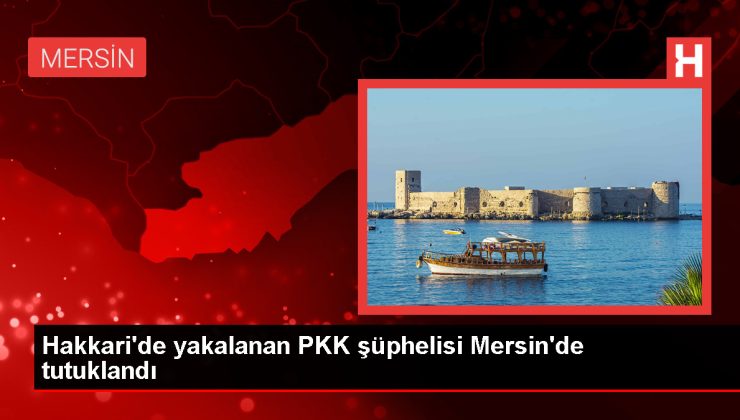 Hakkari’de terör örgütü PKK’ya yönelik operasyonda gözaltına alınan şüpheli Mersin’de tutuklandı