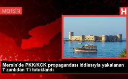 Mersin’de PKK/KCK propagandası yapan 7 zanlıdan 1’i tutuklandı
