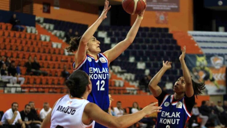 Çukurova Basketbol Mersin, Emlak Konut’u mağlup etti