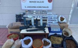Mersin’de kaçak sigara operasyonu: 5 gözaltı