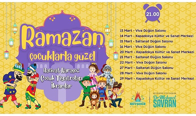 Nevşehir Belediye'nden Çocuklara Ramazan Müjdesi- Güncel