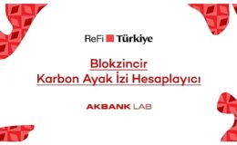 Akbank LAB'den ReFi Türkiye Platformuna Özel Blokzincir Karbon Ayak İzi Hesaplayıcı
