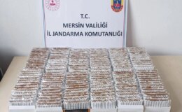 Mersin’de kaçak sigara operasyonu: 8 bin 720 makaron ele geçirildi