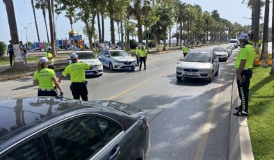 Mersin’de Kurban Bayramı Öncesi Trafik Denetimi