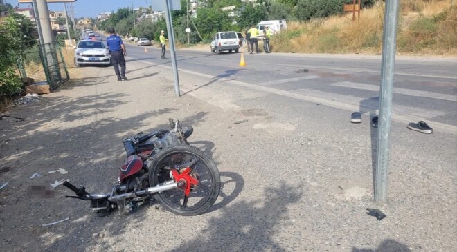 Mersin’de motosiklet kazası: 1 ölü, 1 yaralı